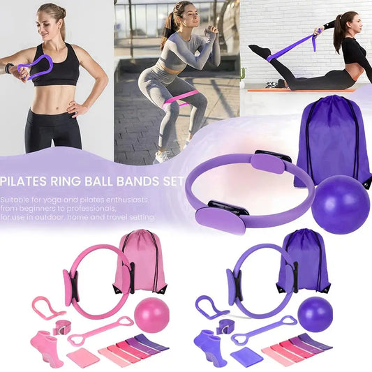 Pilates Ring Set 13 Pcs – Home Gym Equipment for Women