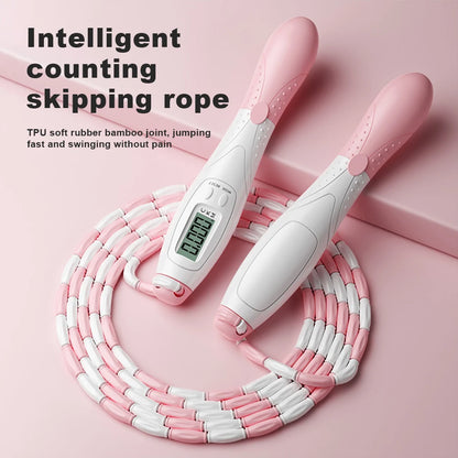Beaded Jump Rope with Counter – Adjustable Skipping Rope for Women