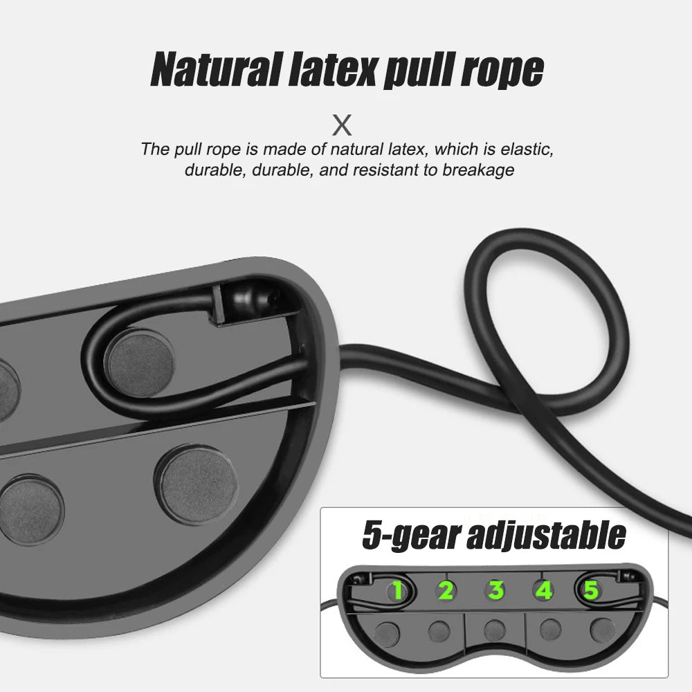 Ab Wheel Roller with Resistance Bands & Knee Mat – Home Gym Equipment